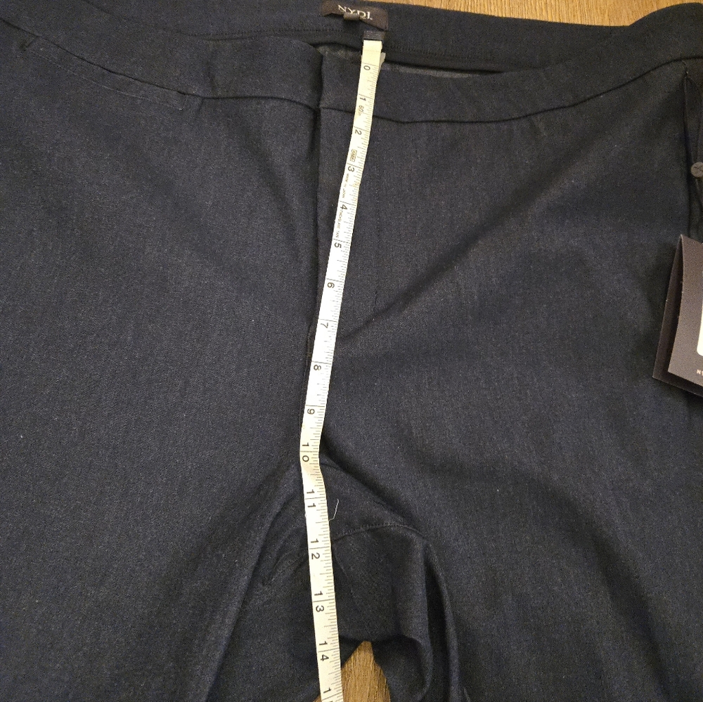 [NWT] NYDJ Plus Size Slim Trouser Ankle Pants Dark Blue Heather 18W - Picture 14 of 16